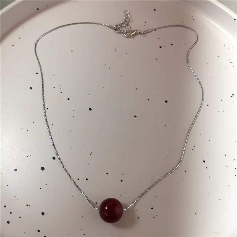 Gothic Y2K Red Butterfly Star Heart Cross Pendant Ghost Claw Choker Charms Necklaces Women Aesthetic Accessories Grunge Jewelry