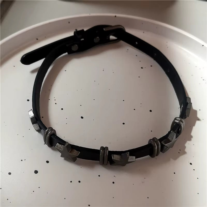 Gothic Y2K Red Butterfly Star Heart Cross Pendant Ghost Claw Choker Charms Necklaces Women Aesthetic Accessories Grunge Jewelry