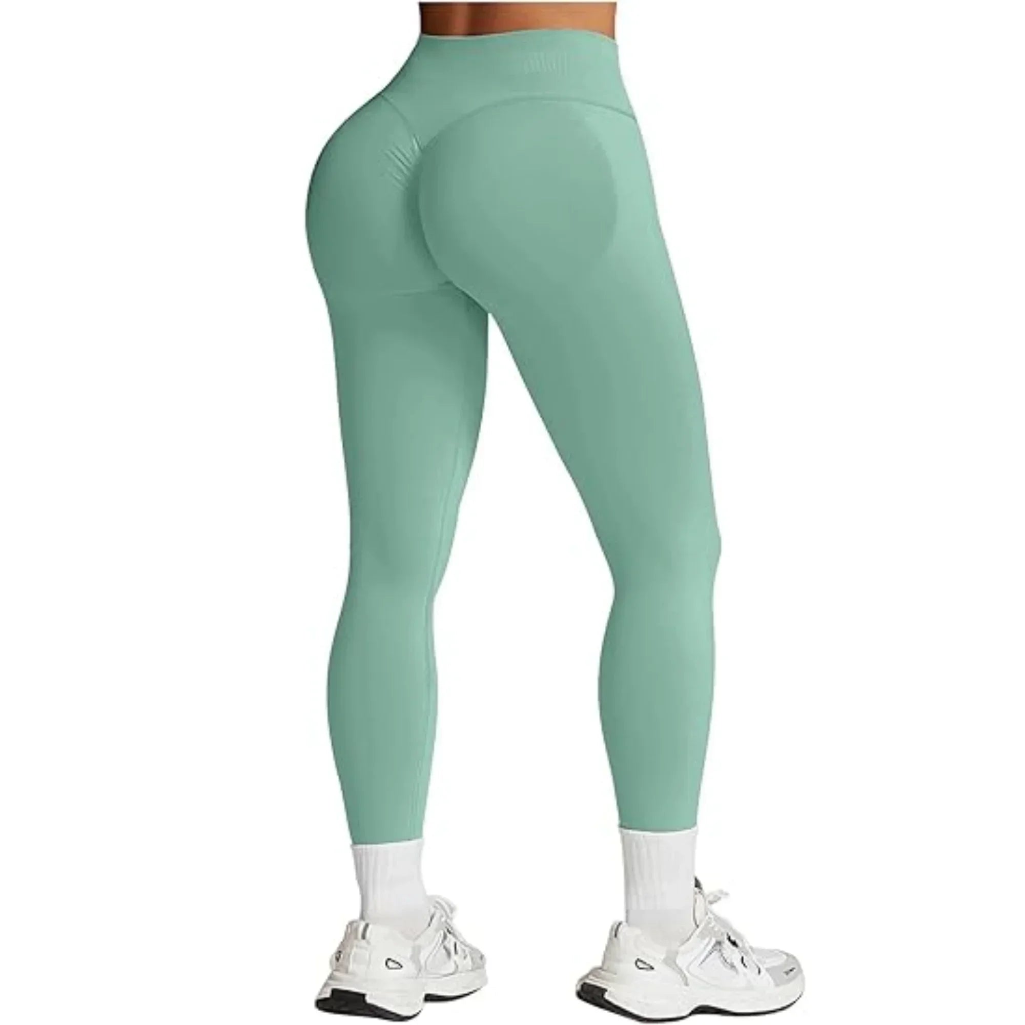 Summer Women'S Gym Yoga Exercise Pants Three Leg Waist Tight and Sexy Hip Lifting Seamless Pants Fitness Exercise Yoga Pants